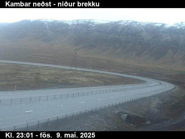 Webcam Kambar neðst, Hveragerði, Suðurland, Island