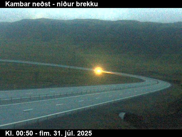 Webcam Kambar neðst, Hveragerði, Suðurland, Island