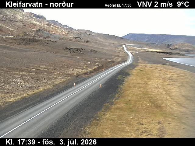 Kleifarvatn — Kleifarvatn séð til norðurs