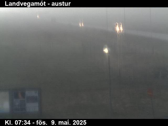 Webcam Landvegamót, Rangárþing ytra, Suðurland, Island