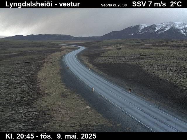 Webcam Lyngdalsheiði, Bláskógabyggð, Suðurland, Island