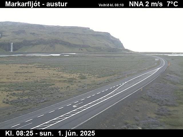 Webcam Markarfljót, Rangárþing eystra, Suðurland, Island