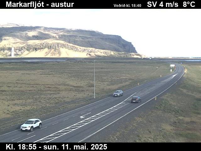 Webcam Markarfljót, Rangárþing eystra, Suðurland, Island