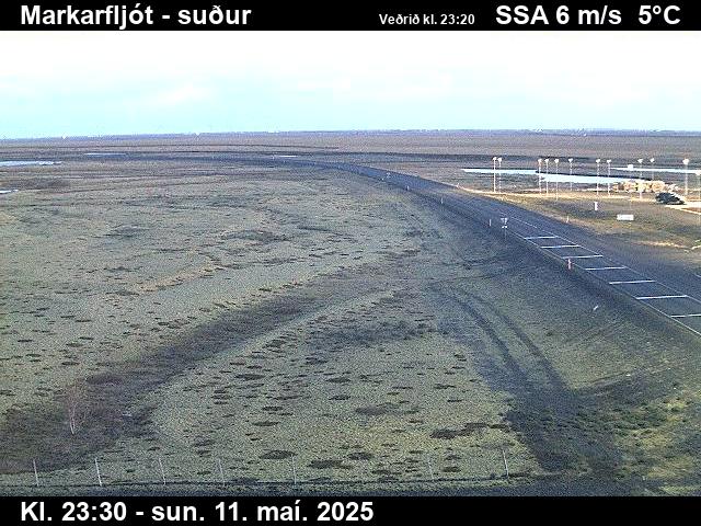 Webcam Markarfljót, Rangárþing eystra, Suðurland, Island