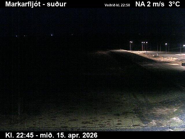 Webcam Markarfljót, Rangárþing eystra, Suðurland, Island