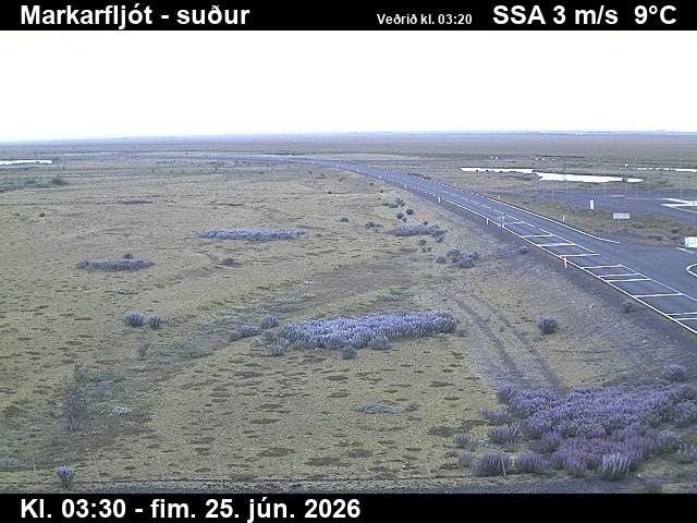 Webcam Markarfljót, Rangárþing eystra, Suðurland, Island