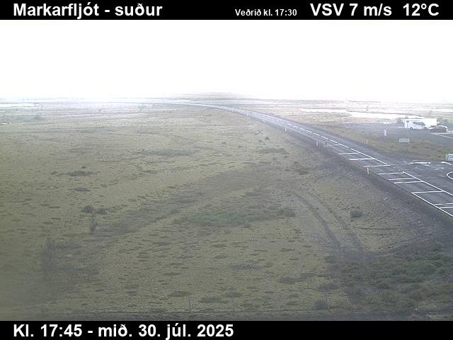 Webcam Markarfljót, Rangárþing eystra, Suðurland, Island
