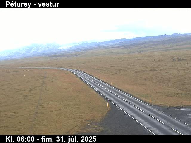 Webcam Pétursey, Mýrdalur, Suðurland, Island