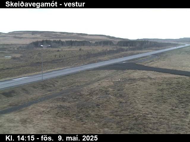 Webcam Skeiðavegamót, Flóahreppur, Suðurland, Island