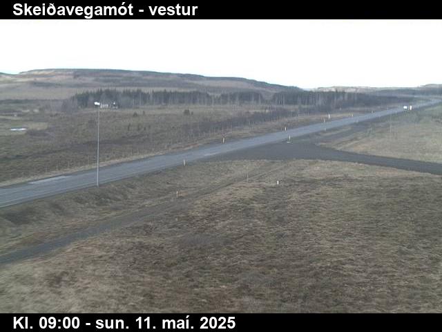 Webcam Skeiðavegamót, Flóahreppur, Suðurland, Island
