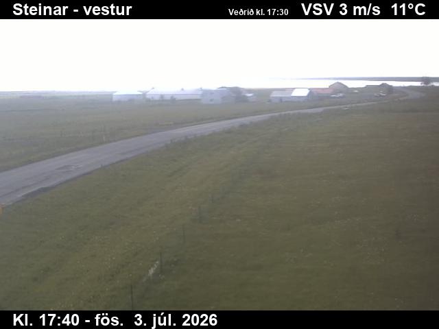 Steinar — Steinar séð í vestur