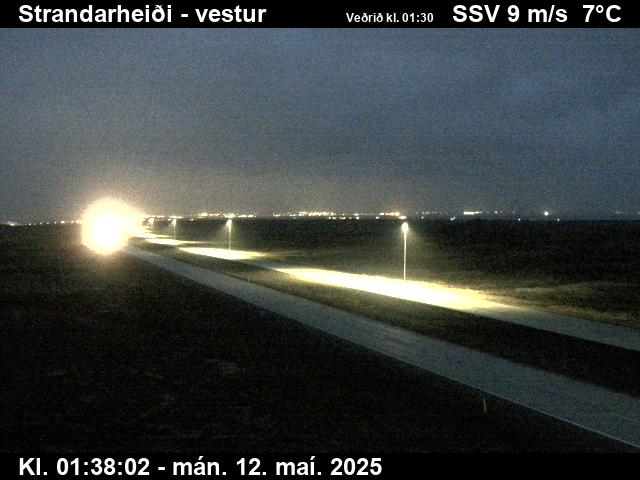 Webcam Strandarheiði, Vogar, Suðurnes, Island