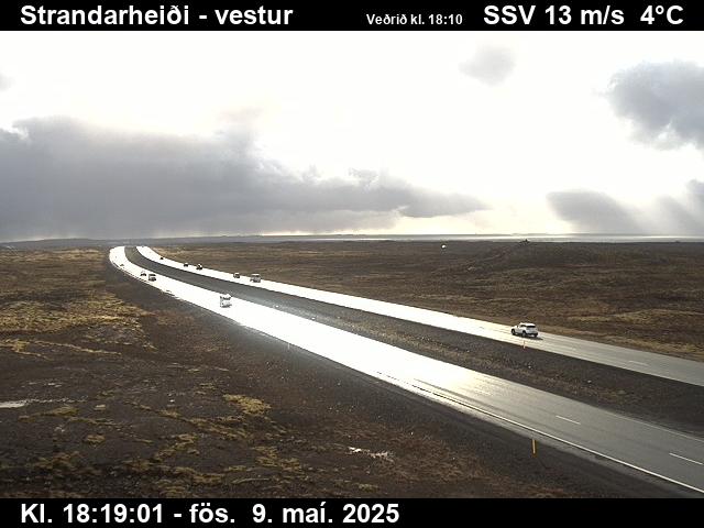 Webcam Strandarheiði, Vogar, Suðurnes, Island