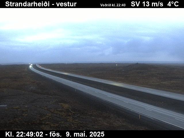 Webcam Strandarheiði, Vogar, Suðurnes, Island