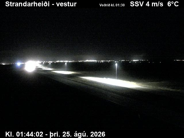 Webcam Strandarheiði, Vogar, Suðurnes, Island