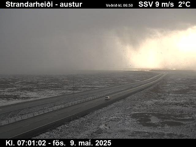 Webcam Strandarheiði, Vogar, Suðurnes, Island