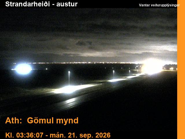 Webcam Strandarheiði, Vogar, Suðurnes, Island