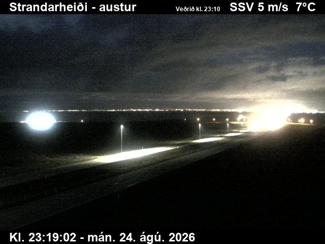 Webcam Strandarheiði, Vogar, Suðurnes, Island
